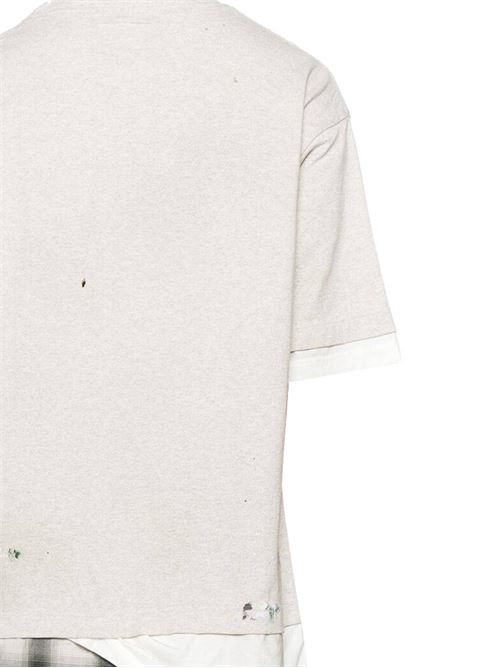 T-shirt a tre strati Mihara Yasuhiro | A13TS621WHITE